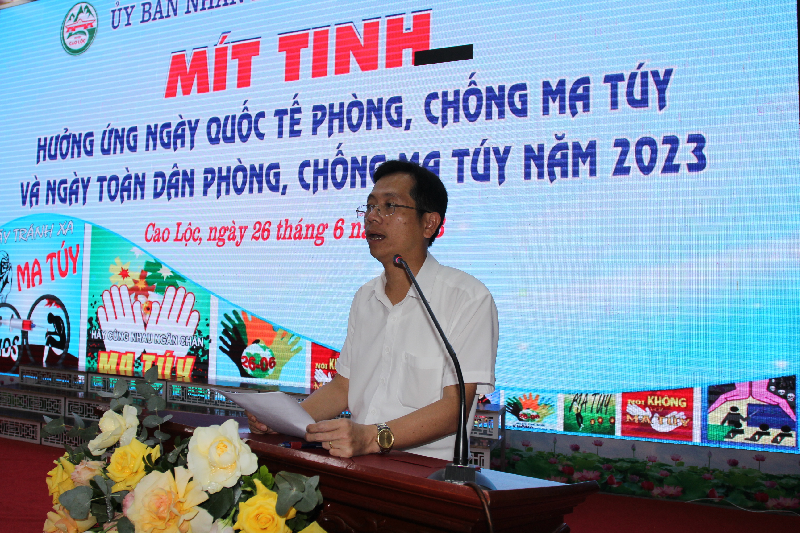 Chương trình truyền thông phòng chống ma tuý cho học sinh huyện Cao Lộc