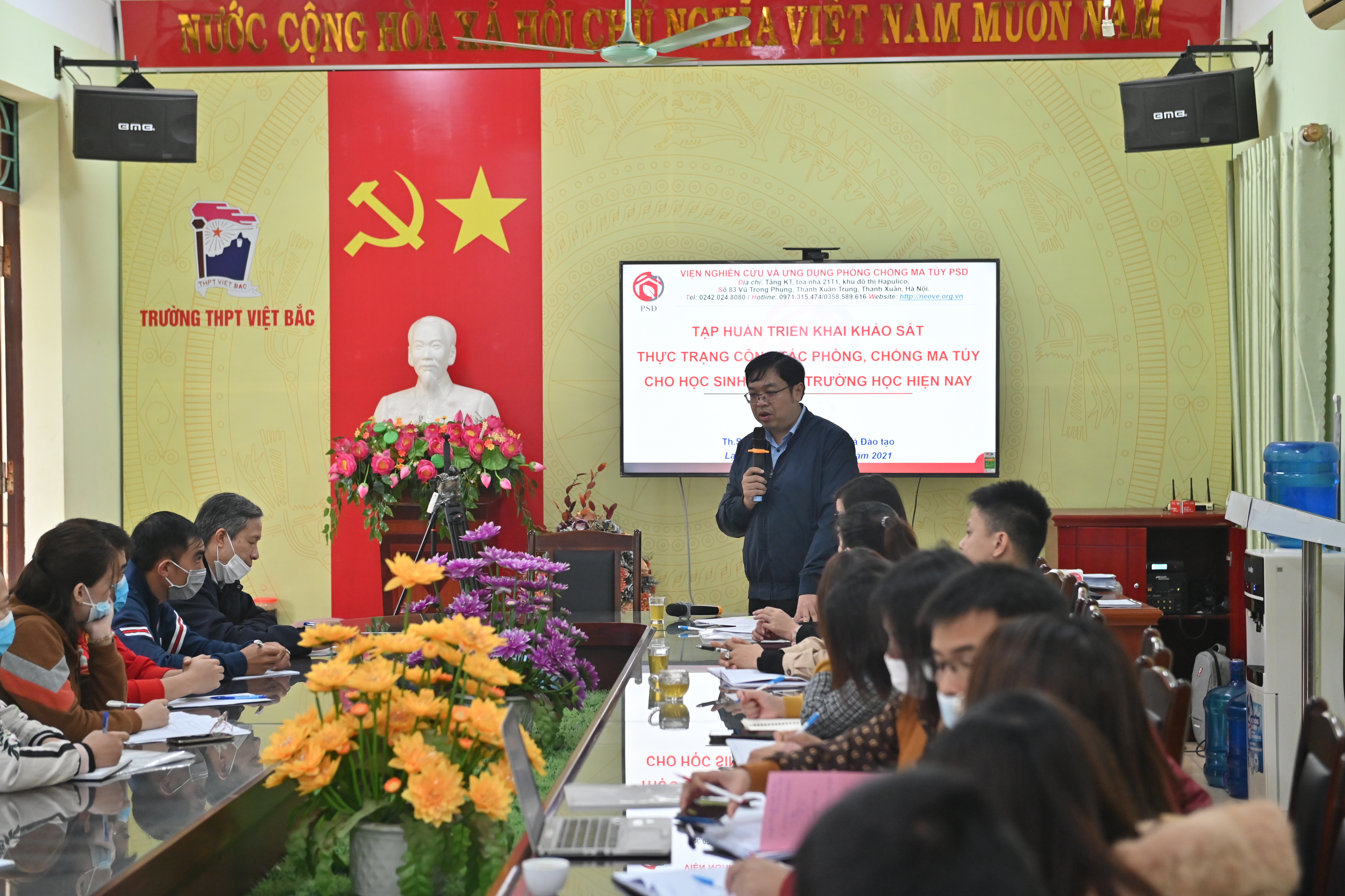 Lạng Sơn: Tập huấn, tuyên truyền cho cán bộ quản lý, giáo viên  cán bộ Đoàn, Đội về công tác phòng, chống AIDS, ma túy, mại dâm, tệ nạn xã hội trong trường học năm 2021