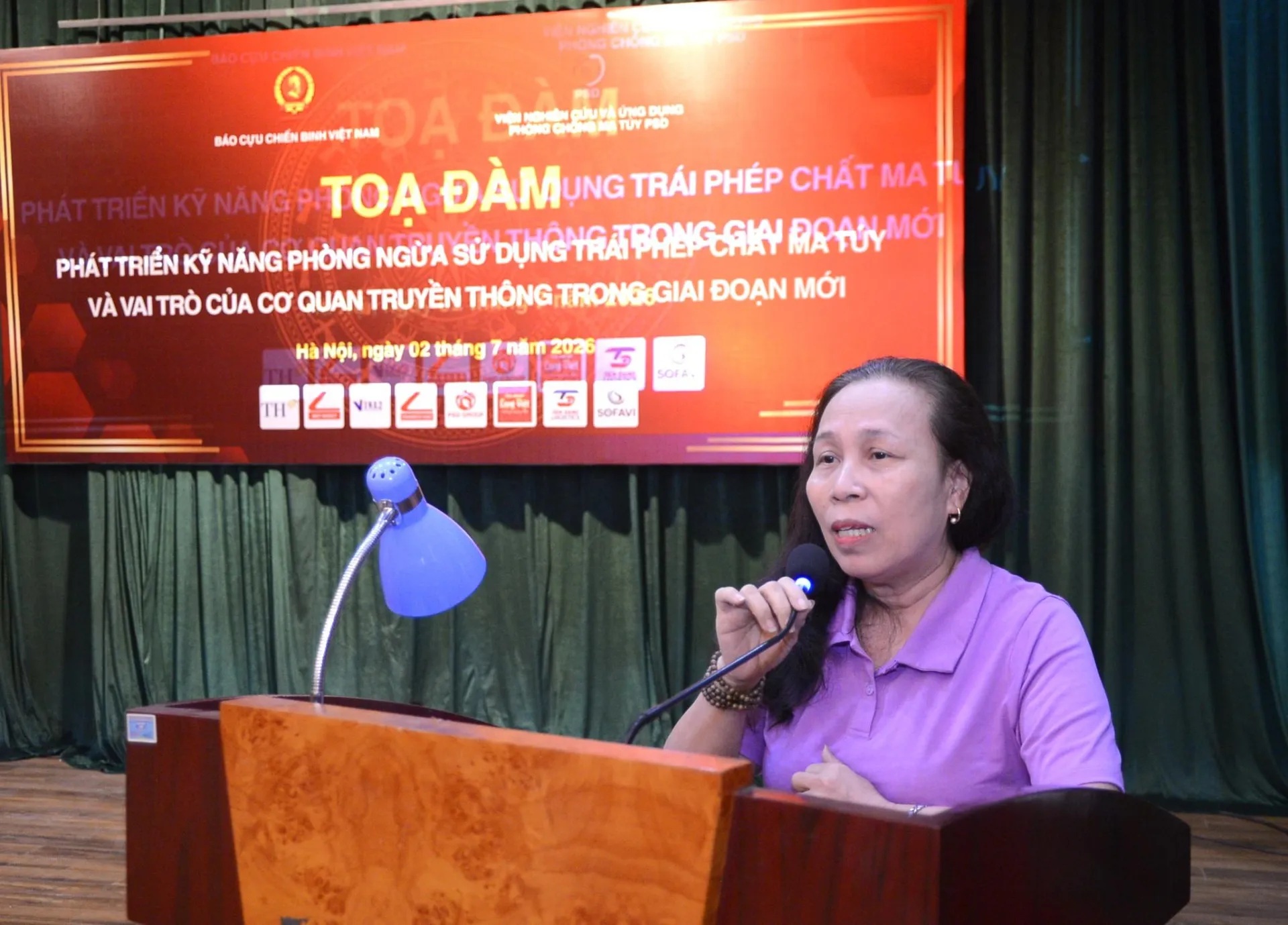 Trung tá CCB Lê Thị Thúy: Phát huy vai trò “tai mắt” của cựu chiến binh trong xây dựng cộng đồng không ma túy